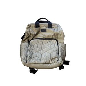 Steve Madden Diaper Backpack Women Green Quilted Adjustable Strap Travel Bag